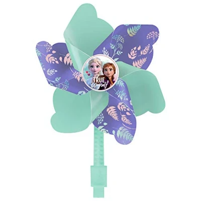 Abbildung von Seven Polska Windrad FROZEN II Lenker Windrad, Drehspaß für Roller und Fahrrad