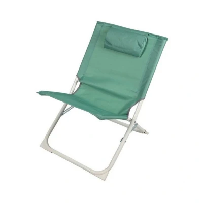 Abbildung von Sunnydays Campingstuhl klappbarer Strandstuhl mit Kissen Klappstuhl, Faltstuhl