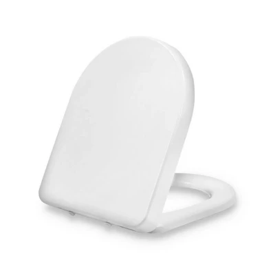 Abbildung von blumfeldt WC Sitz Senzano Toilettendeckel, Absenkautomatik, antibakterielle Oberfläche, Quick Release Funktion