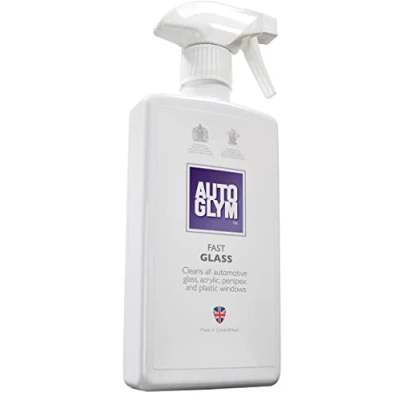 Abbildung von Autoglym Fast Glass Reinigungsspray für Glas, Spiegel, Scheinwerfer und Kunststoffkomponenten, Innen Außen Anwendung 500ml