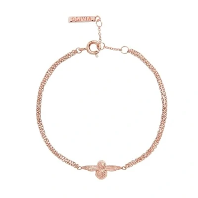 Abbildung von Olivia Burton Gliederarmband für Damen Kollektion 3D BEE Rose Gold OBJ16AMB43
