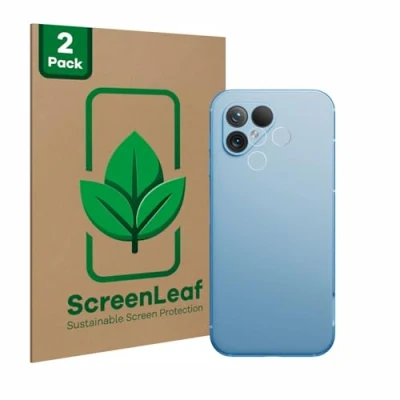 Abbildung von ScreenLeaf (2 Stück Schutzfolie für Fairphone 5 (NUR Kameraschutz) [nachhaltiger Displayschutz, Folie, transparent, kratzfest]