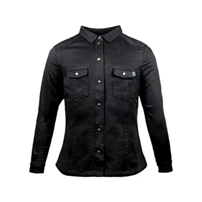 Abbildung von John Doe Damen Motoshirt Hemd schwarz M