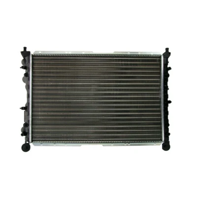 Abbildung von THERMOTEC D7D009TT Kühler, Motorkühlung Aluminium, Kunststoff 558 378 34 Schaltgetriebe Kühlrippen mechanisch gefügt ALFA ROMEO: 155, 145, 146