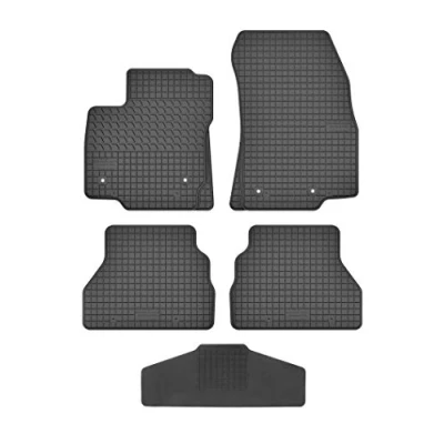 Abbildung von Fußmatten Vorne, Hinten + Tunnel Matte 5er Set für Ford B MAX 2012 2017 Gummi Gummimatten