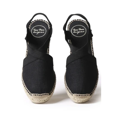 Abbildung von Toni Pons TER Keilsandalette, Damen, Größe: 37, Black Schuhe