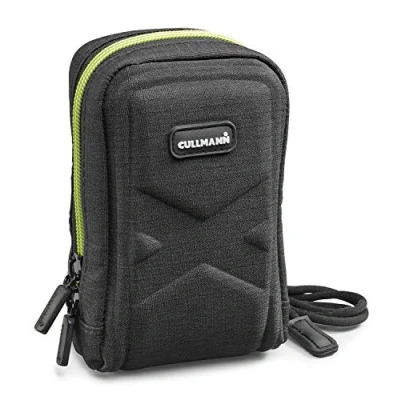 Abbildung von Cullmann 91590 Oslo Compact 400 Kameratasche für Kompaktkameras (Innenmaße 70x120x50mm), schwarz/Lemon, Black/Lemon