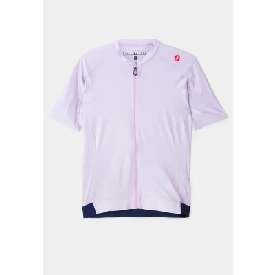 Abbildung von Castelli Espresso W Jersey Damen (Flieder L Größe) Fahrradtrikots