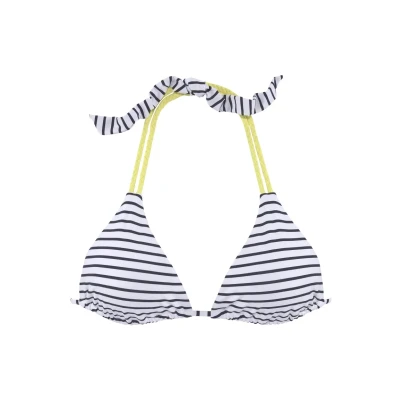 Abbildung von Venice Beach Bikinitop schwarzweißlimette, Damen, Größe: 38xC/D, Schwarz weiß limette