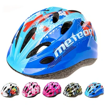 Abbildung von meteor Kinder fahrradhelm ab 1 Jahr sicherer &amp; stoßdämpfender Kinderhelm mit verstellbarem Headlock waschbarem Fahrrad Helm Innenfutter optimaler Schutz leichtes Design für Baby Abenteurer