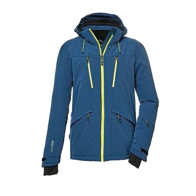 Abbildung von killtec Herren Skijacke/Funktionsjacke mit abzippbarer Kapuze und Schneefang KSW 74 MN SKI JCKT, dunkelpetrol, S, 39738 000