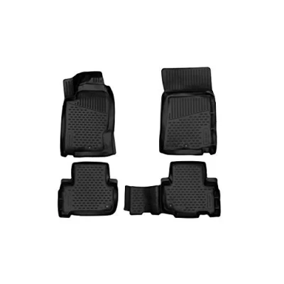 Abbildung von Element 3D Gummimatten Passgenaue Fußmatten SsangYong Rexton 2012 2017 4tlg Kombi