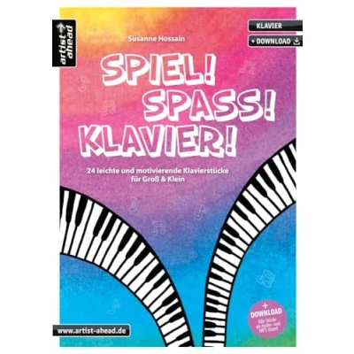Abbildung von Spiel! Spaß! Klavier! 24 leichte und motivierende Klavierstücke für Groß &amp; Klein (inkl. Download). Spielbuch Piano. Klaviernoten Kinder, Jugendliche Erwachsene.