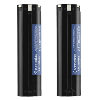 Abbildung von 2X Exmate 9.6V 3.5Ah Ersatzakku für Makita 9000 9001 9002 9033 9600 191681 2 192533 0 632007 4 Akku