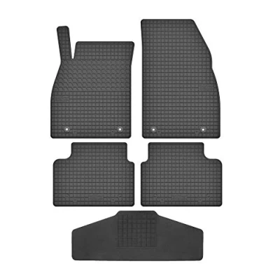 Abbildung von Fußmatten Vorne, Hinten + Tunnel Matte 5er Set für Opel Insignia A 2008 2017 Gummi Gummimatten
