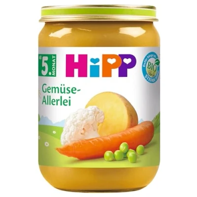 Abbildung von HiPP Gemüse Allerlei Bio, 6er Pack (6 x 190 g)
