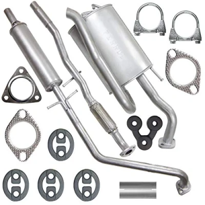 Abbildung von Auspuffanlage Schalldämpferset Auspuff für Chevrolet Matiz 1 I M200 M250 Spark M150 M300 0.8 1.0
