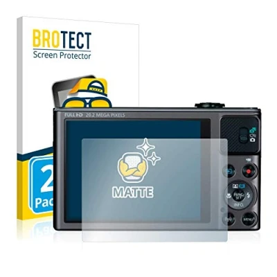 Abbildung von BROTECT Entspiegelungs Schutzfolie für Canon PowerShot SX620 HS (2 Stück) Matte Displayschutz Folie, Anti Reflex, Fingerprint
