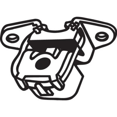 Abbildung von BOSAL 255 548 Gummistreifen, Abgasanlage