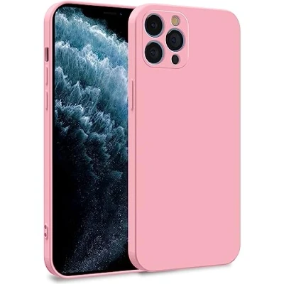Abbildung von MyGadget Hülle kompatibel mit iPhone 11 Pro Zweilagige Handyhülle Kameraschutz Cover Innenfutter &amp; Silikon außen Rosa