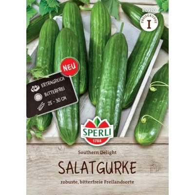 Abbildung von Sperli Gurkensamen Southern Delight, F1 80920 Robuste, bitterfreie Freilandsorte Inhalt für 20 Pflanzen Gemüsesamen, Samen Gemüse, Gemüse
