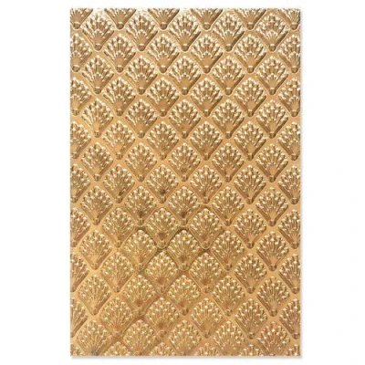 Abbildung von Sizzix Textured Impressions Embossing Folder Shells by 3 D Strukturierte Eindrücke Prägeschablone Muscheln von Jessica Scott, 664514, PP Kunststoff, Multicolore, Einheitsgröße