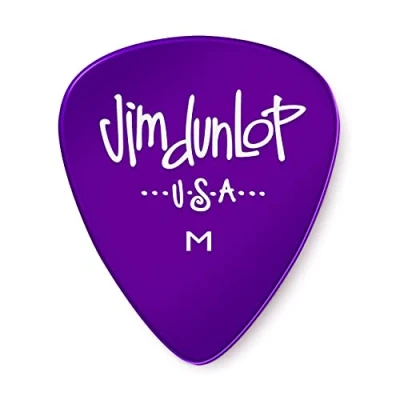 Abbildung von JIM DUNLOP Plektrum Gel light 12 Stück, Violet, Medium