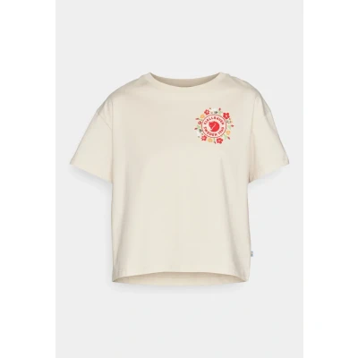 Abbildung von Fjällräven Women&#039;s Fjällblomster Logo Tee