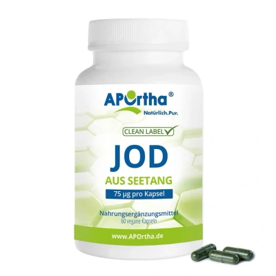 Abbildung von Jod aus Seetang 75 µg 60 vegane Kapseln