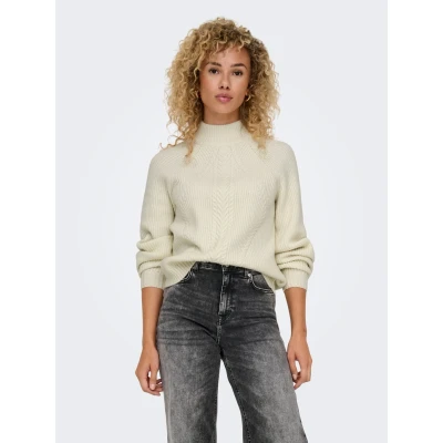 Abbildung von ONLY Onlkatia Strickpullover, Damen, Größe: Medium, Whitecap gray