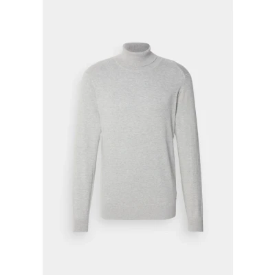Abbildung von Indicode Jeans Burns Strickpullover, Herren, Größe: Small, Mottled light grey