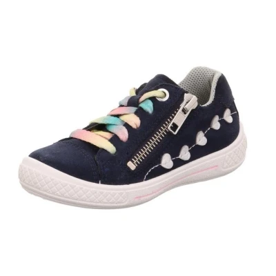 Abbildung von Superfit Tensy Sneaker low für Kinder, Größe: 29, Blau/rosa Schuhe