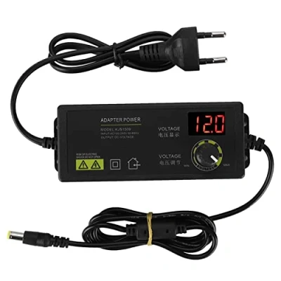 Abbildung von Einstellbares Netzteil, 60W 5A 3 12V Universal Interferenz Netzteiladapter, Einstellbare Spannung Motordrehzahlregelung Dimmbares Netzteil…