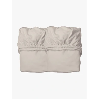 Abbildung von Leander Spannbettlaken 2er Pack 60x115 cm, Cappuccino