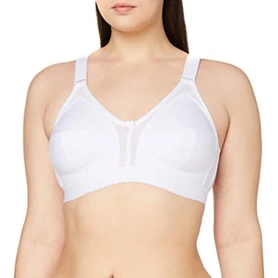 Abbildung von Sassa Damen Soft Jacquard BH, Weiß (Weiß 00100), (Herstellergröße:95B)