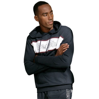 Abbildung von Bench. Loungewear Hoodie, Langarm, Sweatshirt mit Rundhals und Kapuze, Baumwollmischung