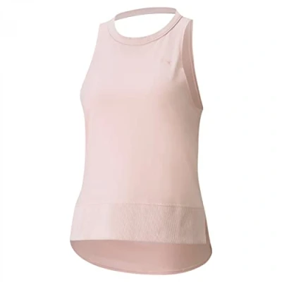Abbildung von Puma Damen Studio Sleevless Open Back Tank Shirt, Black, XL EU