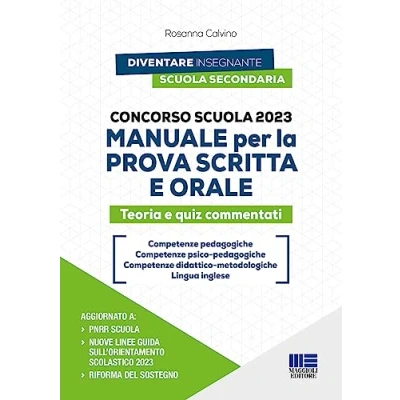 Abbildung von Concorso Scuola 2023 Manuale per la prova scritta e orale: Teoria quiz commentati