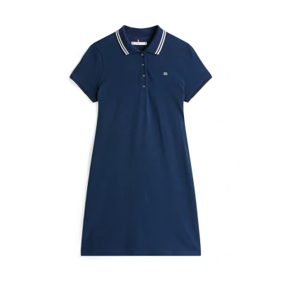 Abbildung von Tommy Hilfiger Sporty Feminine Dress Blusenkleid, Damen, Größe: XXS, Dark night navy