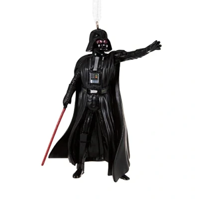 Abbildung von Hallmark Star Wars OBI Wan Kenobi Darth Vader Kunstharz Weihnachtsschmuck