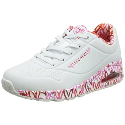 Abbildung von Skechers Sport UNO Sneaker low, Damen, Größe: 38.5, Weiß Schuhe