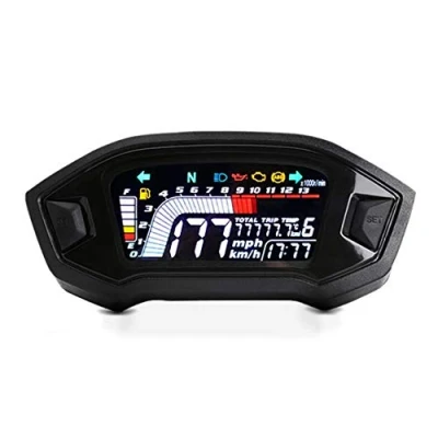 Abbildung von Motorrad Tachometer digital/Drehzahlmesser LCD Zaddox SM6