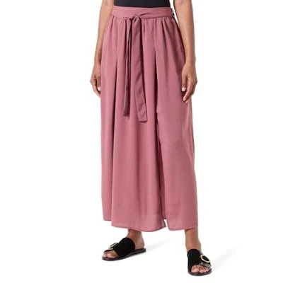 Abbildung von VILA HIGH Waist Maxirock, Damen, Größe: 40, Rose brown