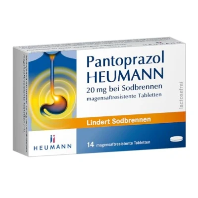 Abbildung von Heumann Pantoprazol 20 mg Tabletten 14 St