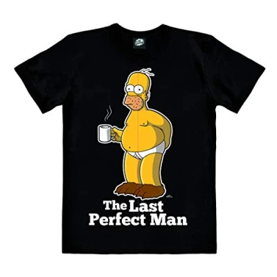 Abbildung von Logoshirt Print Tshirt THE Simpsons print, Herren, Größe: Small, Schwarz