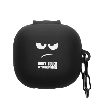 Abbildung von kwmobile Hülle kompatibel mit Anker soundcore P40i Silikon Kopfhörer Schutzhülle Case Cover Weiß Schwarz