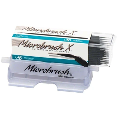 Abbildung von Microbrush X Applikatoren Dispenser gefüllt 100