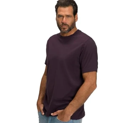 Abbildung von JP1880 Tshirt basic, Herren, Größe: 4XL, Anilinlila