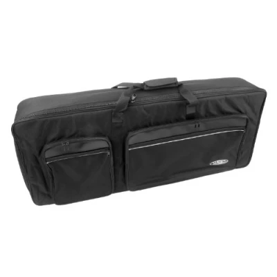 Abbildung von Classic Cantabile Piano Transporttasche KT C Keyboardtasche Innenmaße 102 x 42 15 cm, Schaumstoffpolsterung, reiß und wasserfest mit Rucksackgurte