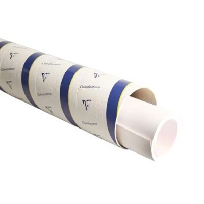 Abbildung von Clairefontaine 975166C Rolle Paint&#039;On, 1,3 x 10m, 250g, 1 Stück, weiß